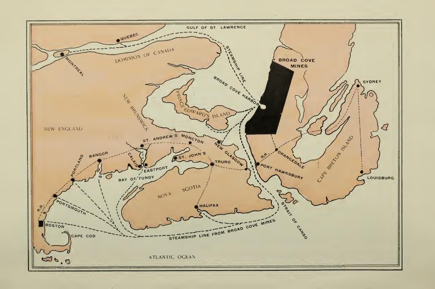 Map Broad Cove