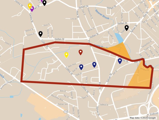 Nurse Homestead farm map