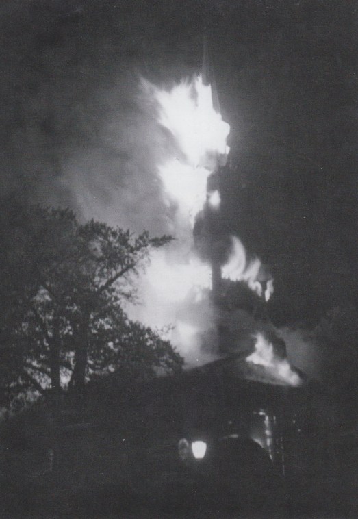 Maple St Church Burning
